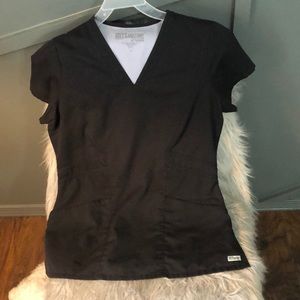 Grey’s anatomy scrub top. Size S. Black.